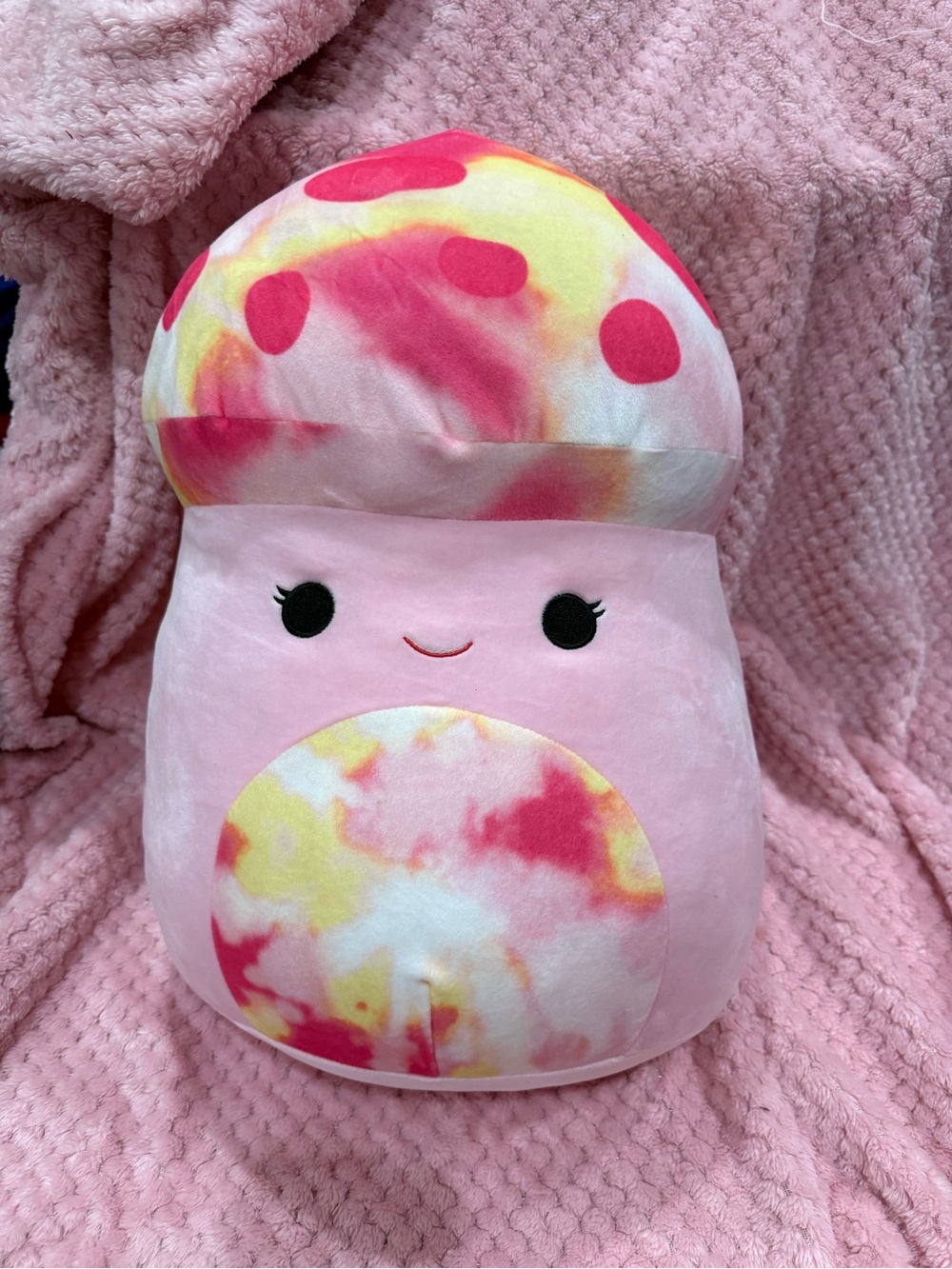 Pink Tie-Dye Mushroom Squishmallow